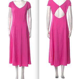 Emporio Armani Pink Tent Dress with Cutout Accent